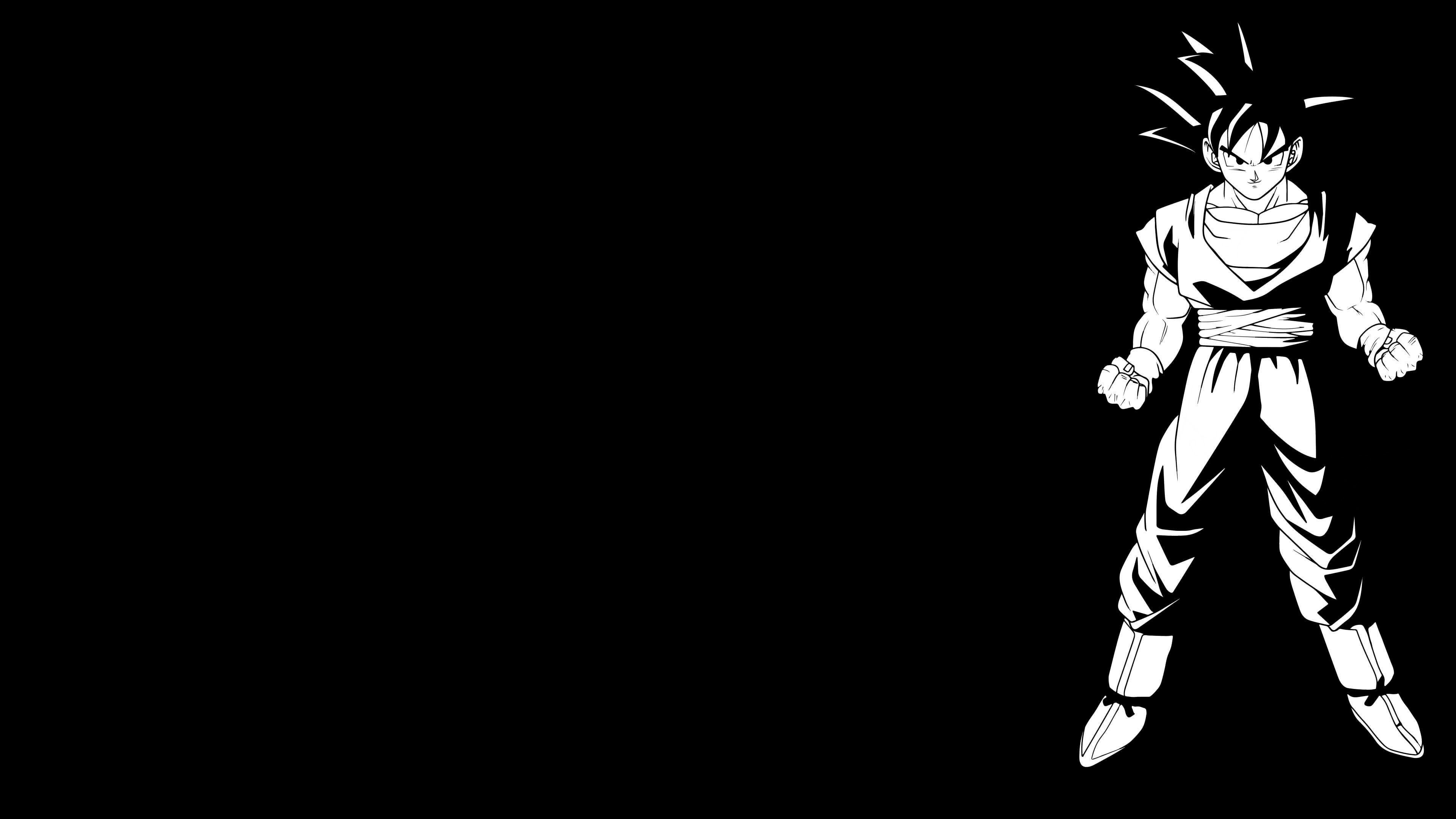 Goku White Background