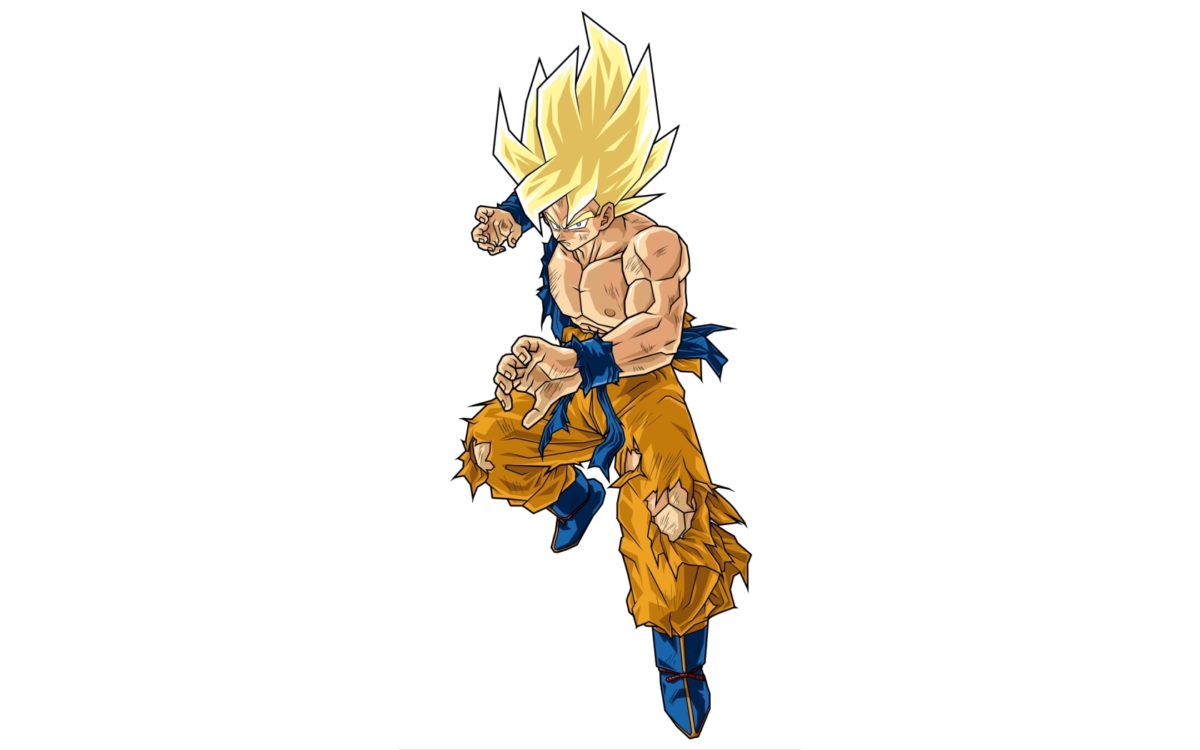 Goku White Background