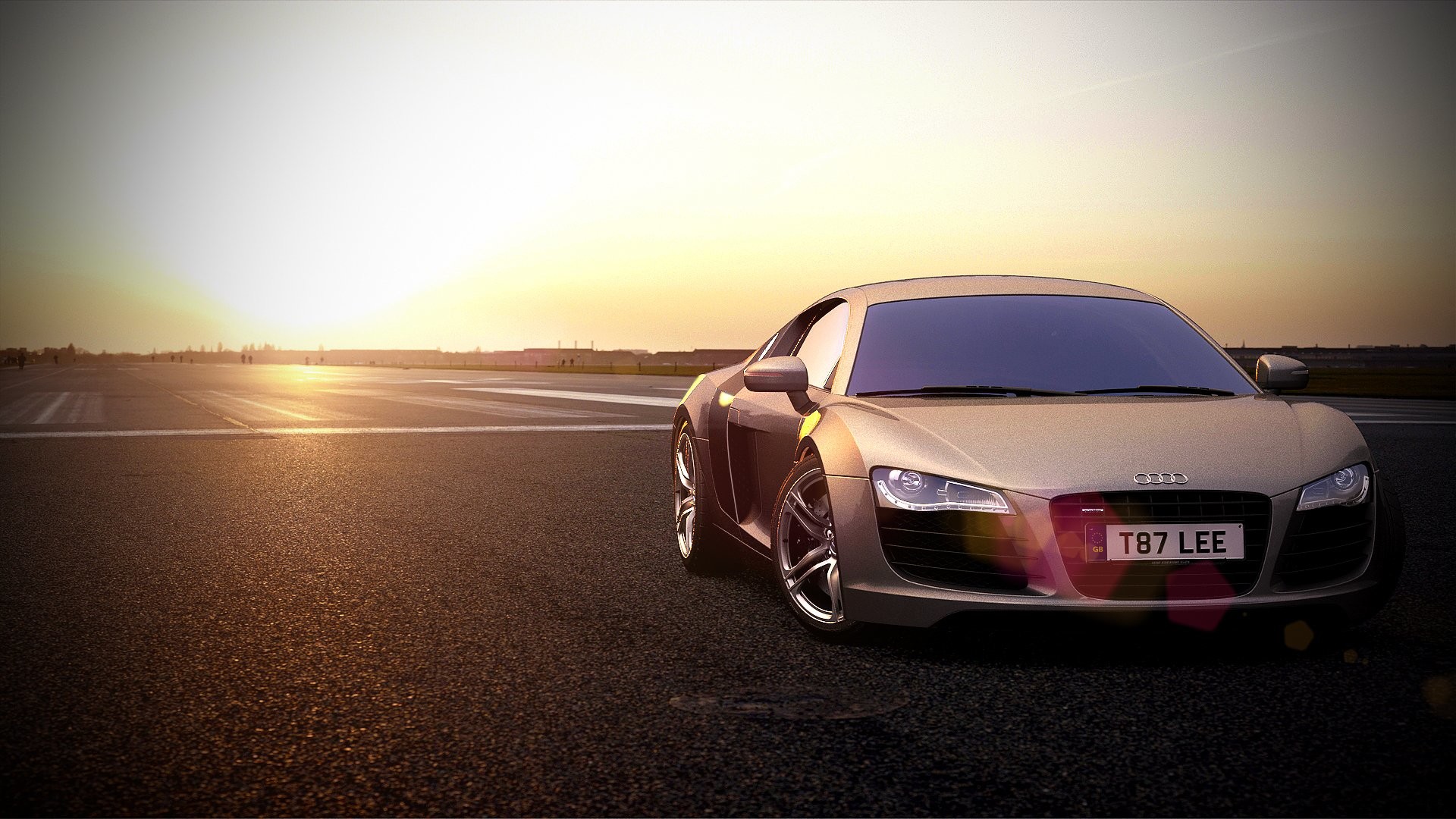 Gold Audi R8 Wallpapers