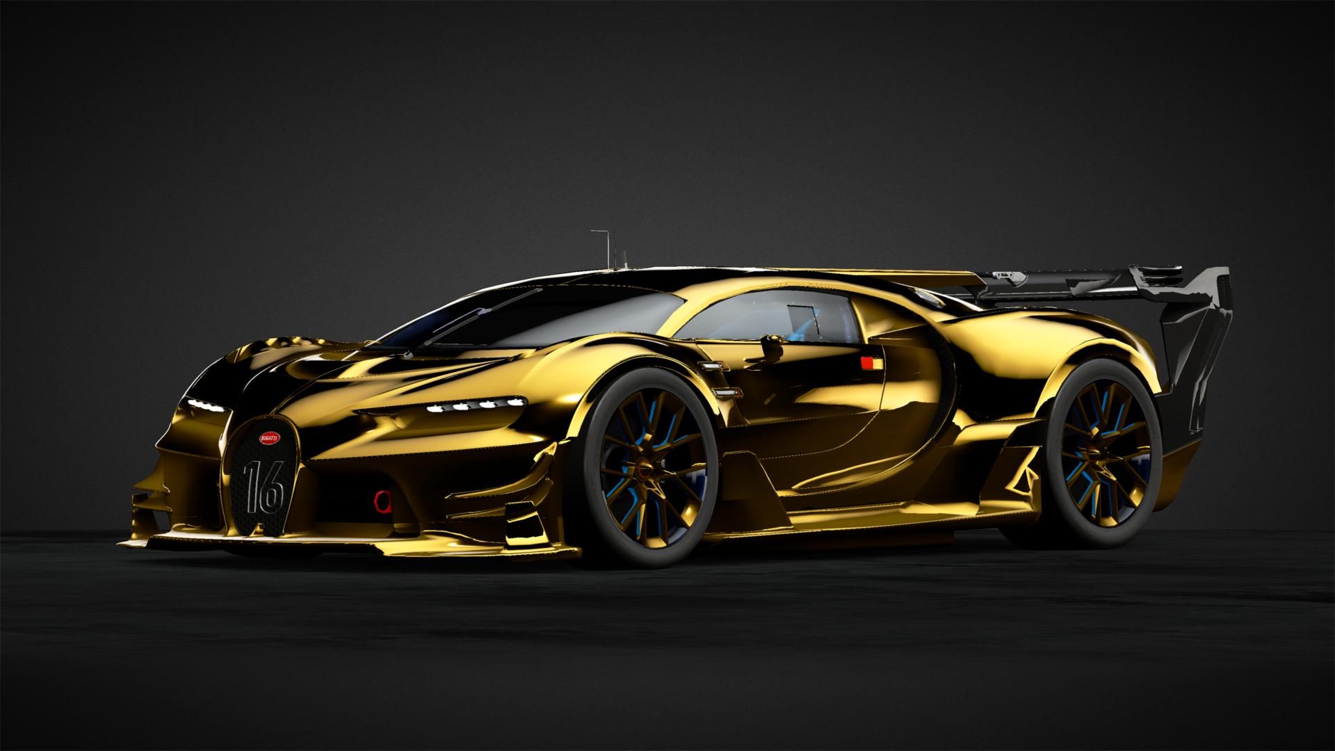 Gold Bugatti Wallpapers