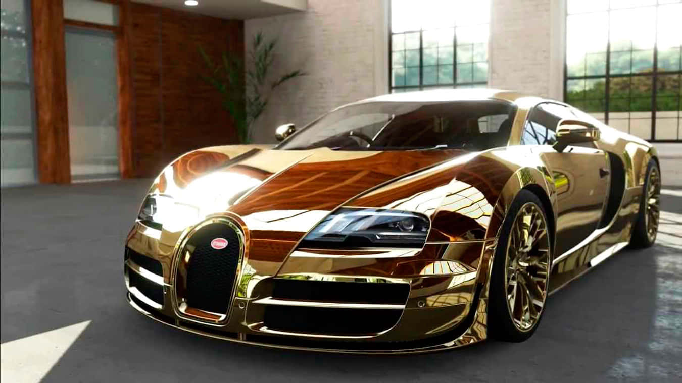 Gold Bugatti Wallpapers