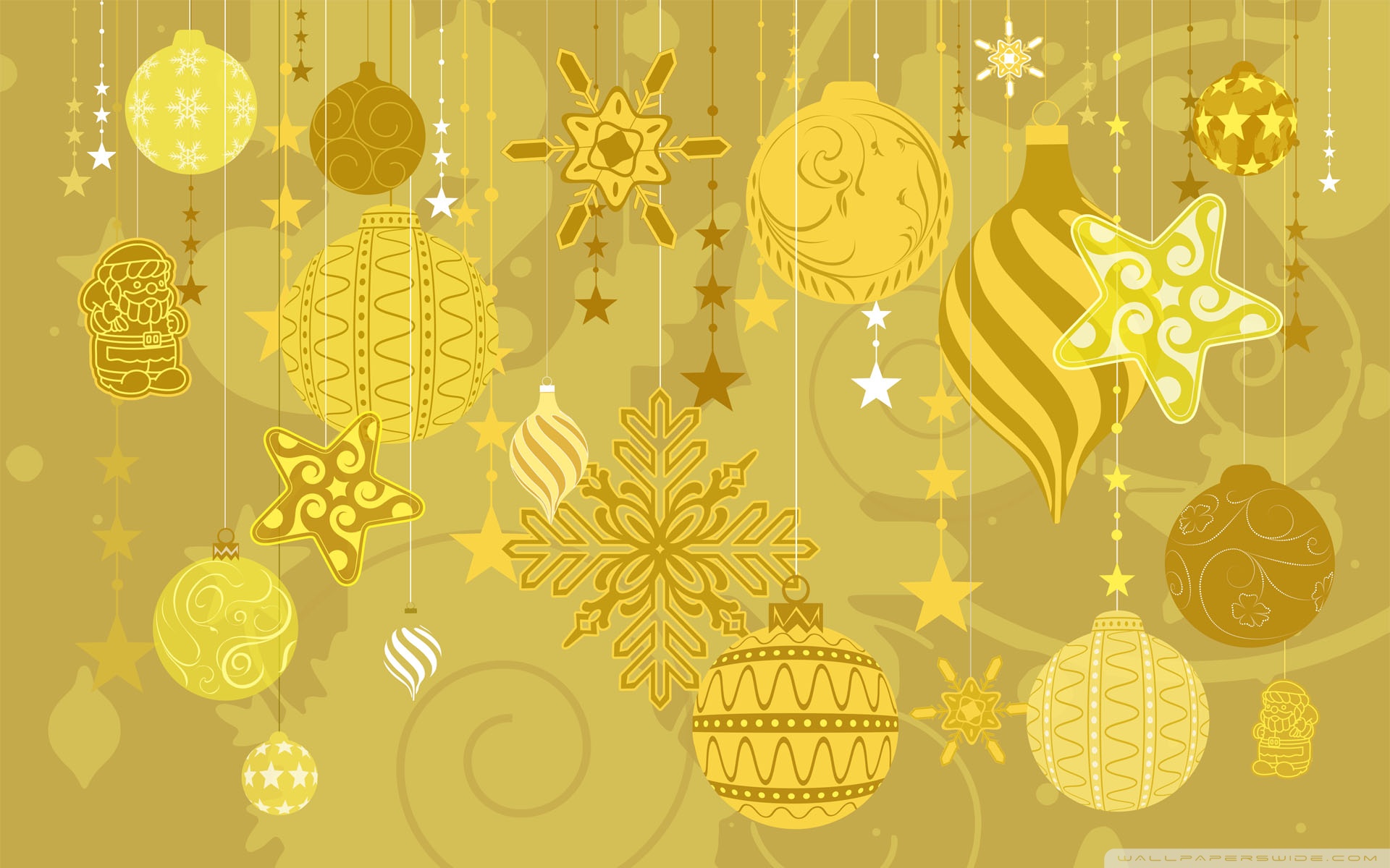 Gold Christmas Wallpapers