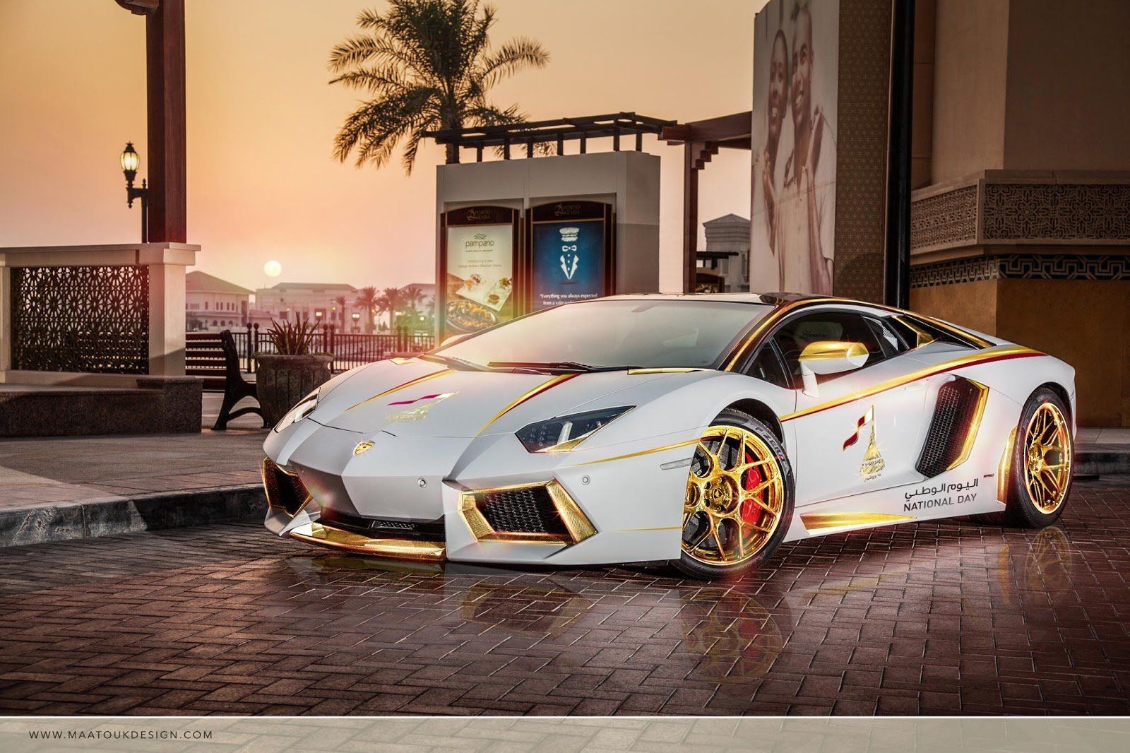 Gold Cool Cars Wallpapers