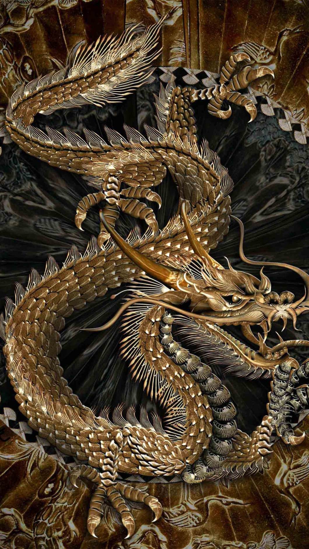 Gold Dragon Wallpapers