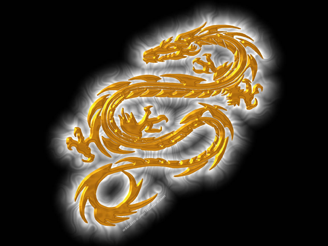 Gold Dragon Wallpapers