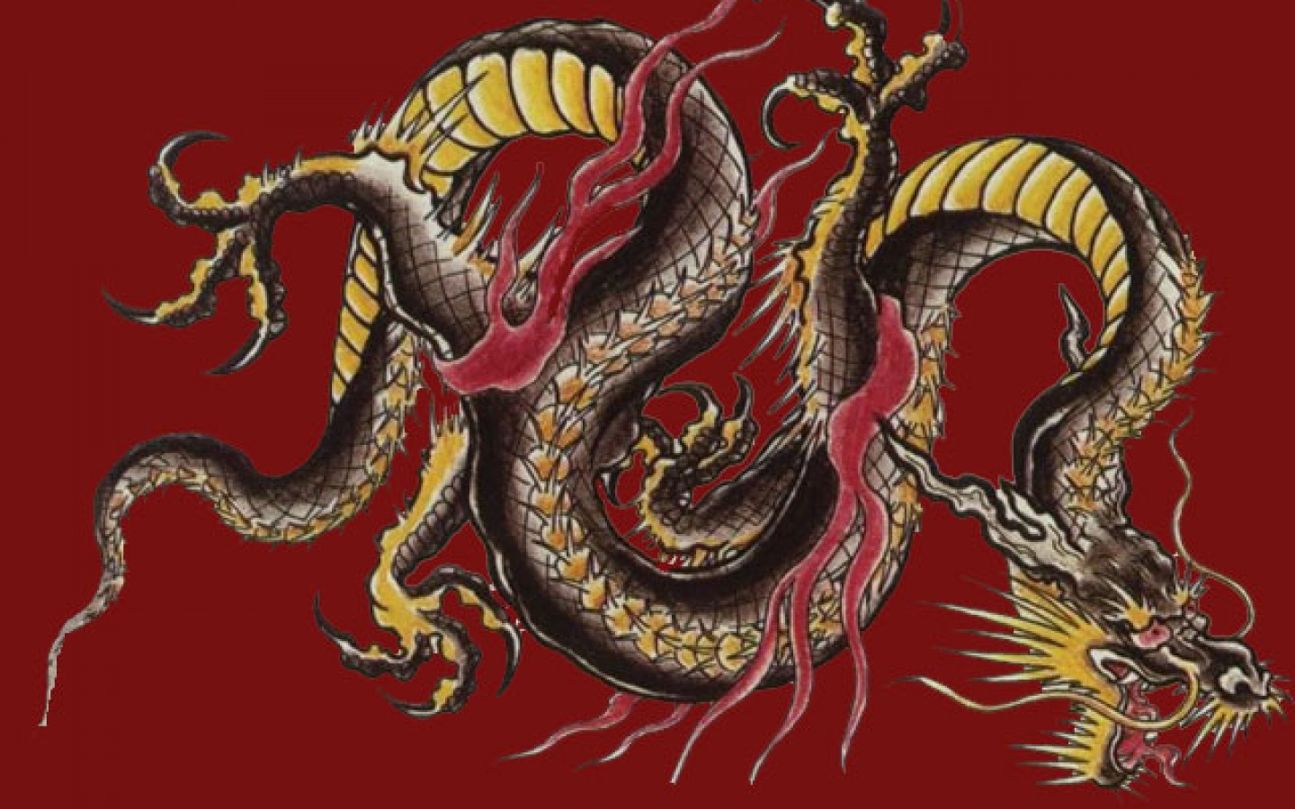 Gold Dragon Wallpapers