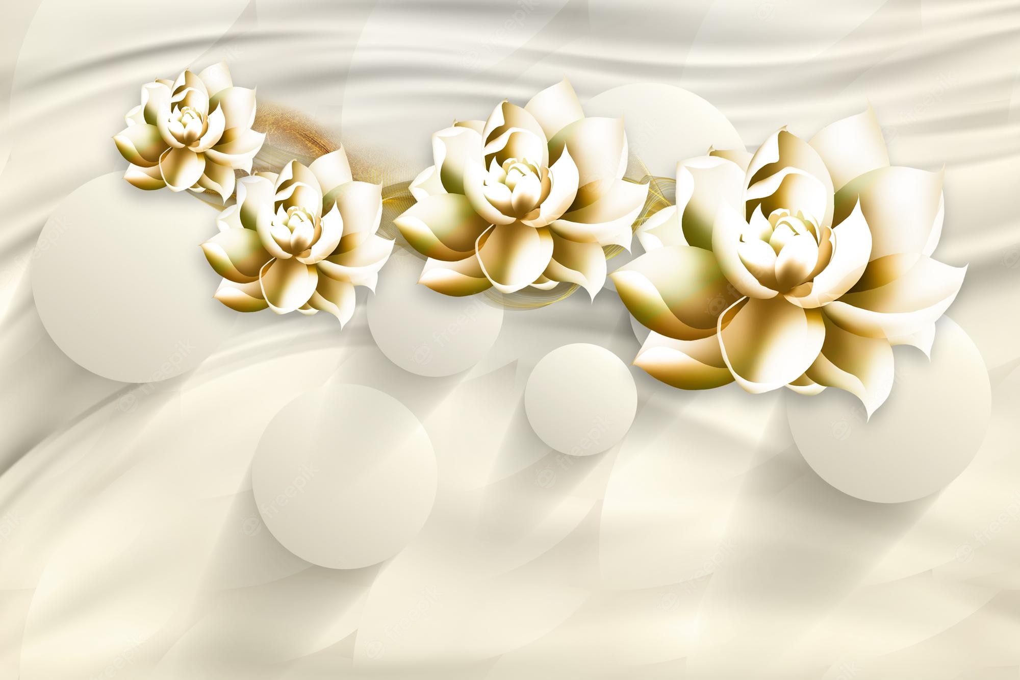 Gold Flower Wallpapers