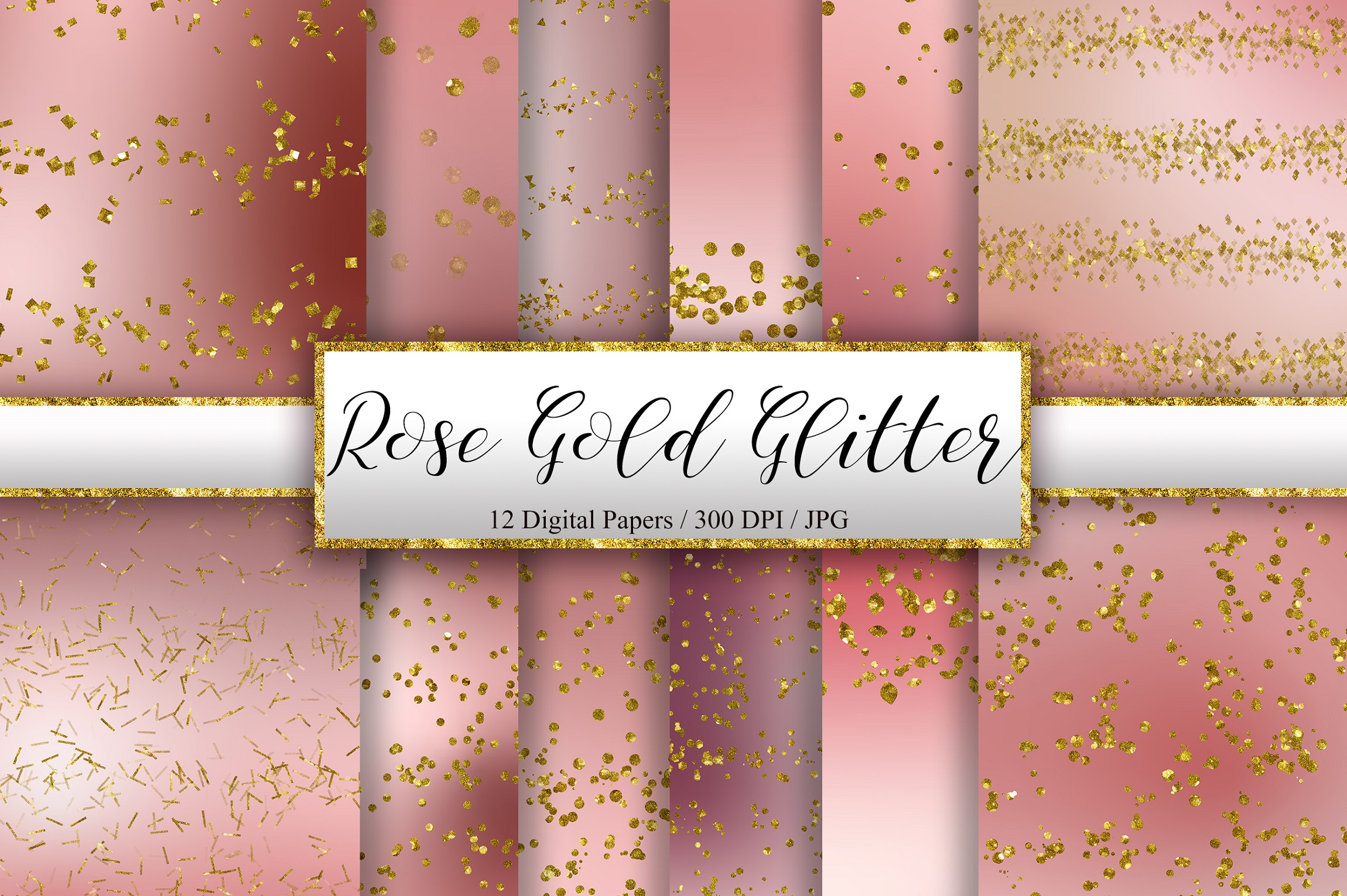 Gold Glitter Background