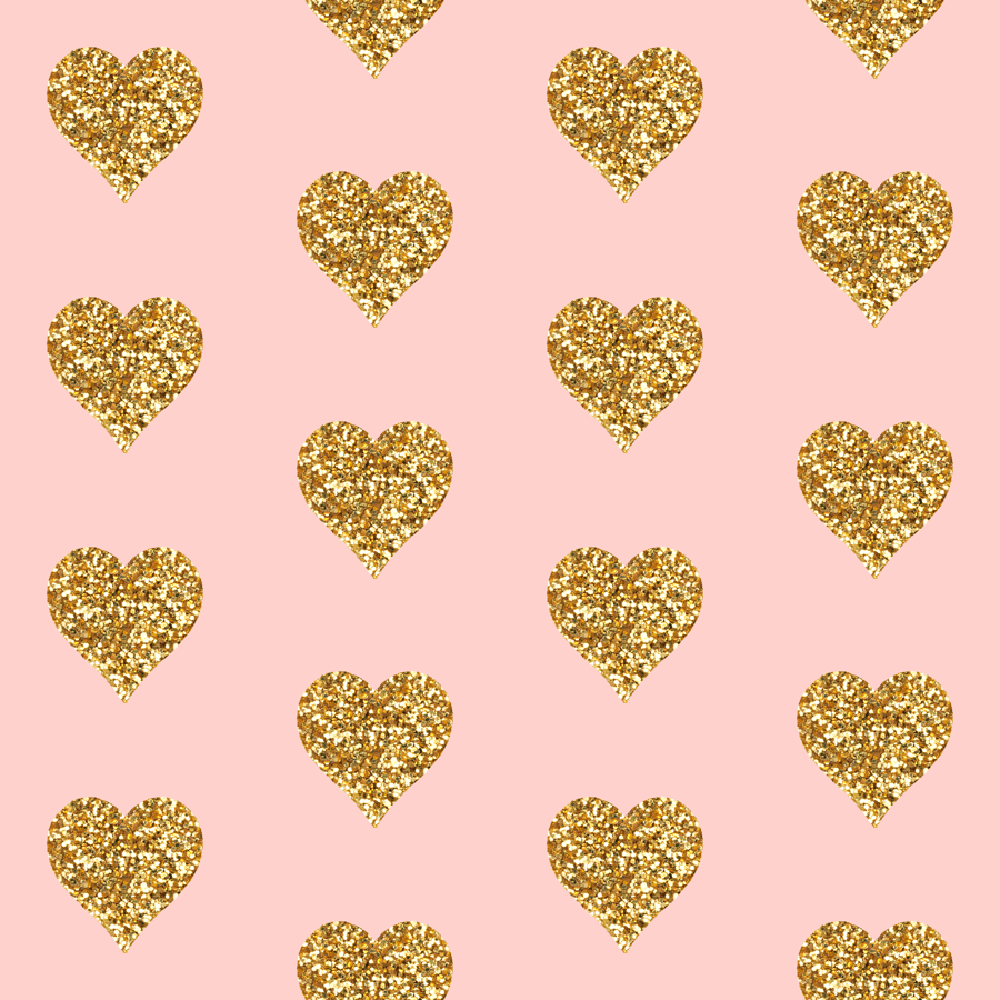 Gold Heart Wallpapers