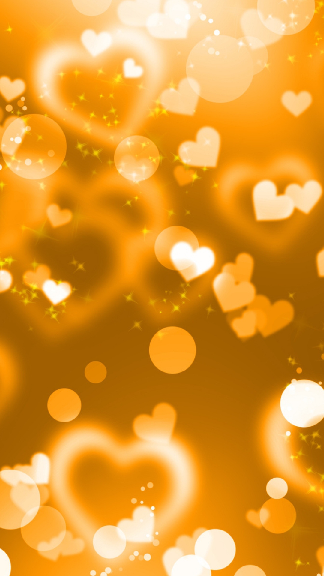 Gold Heart Wallpapers