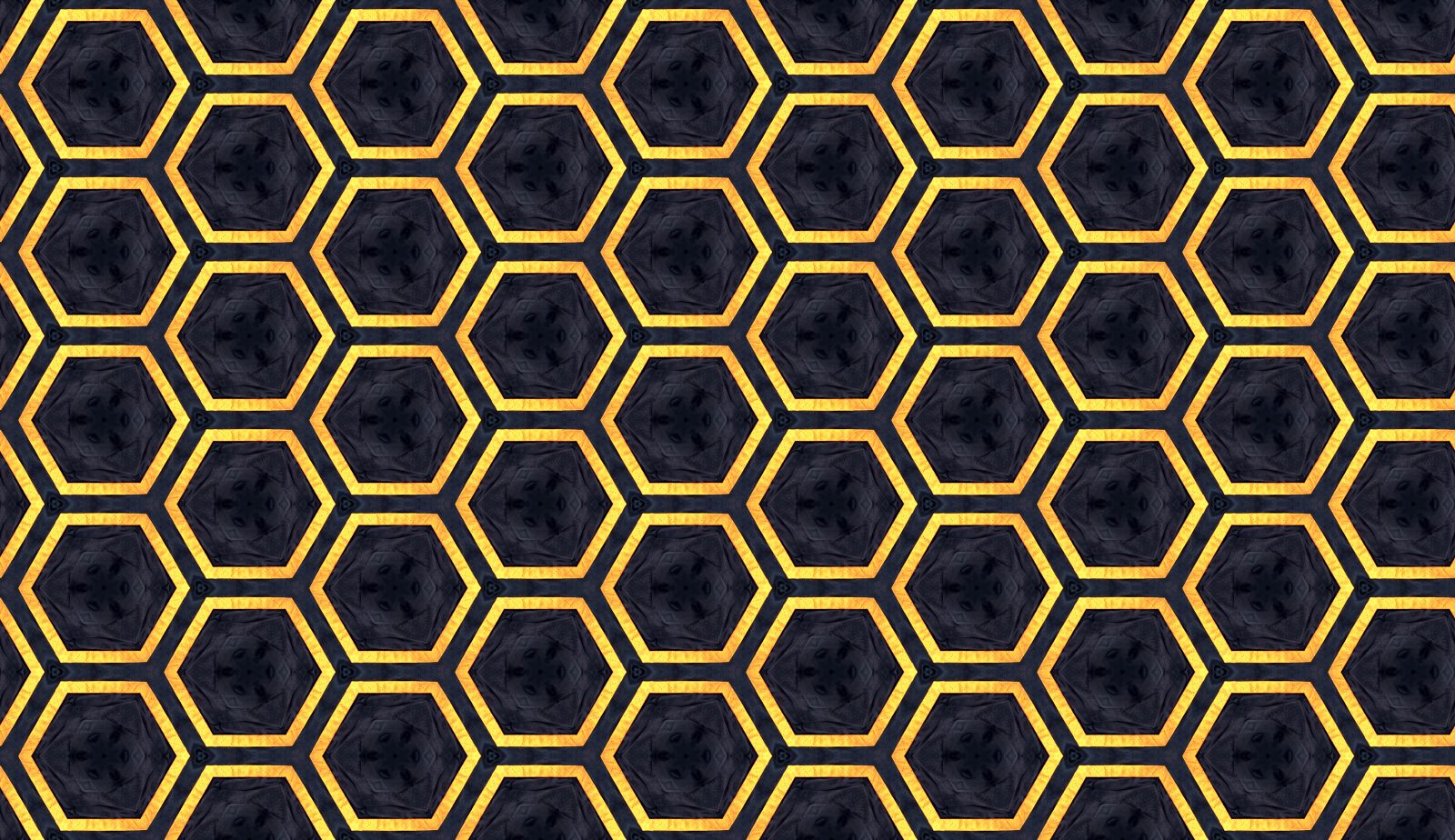 Gold Honeycomb Background