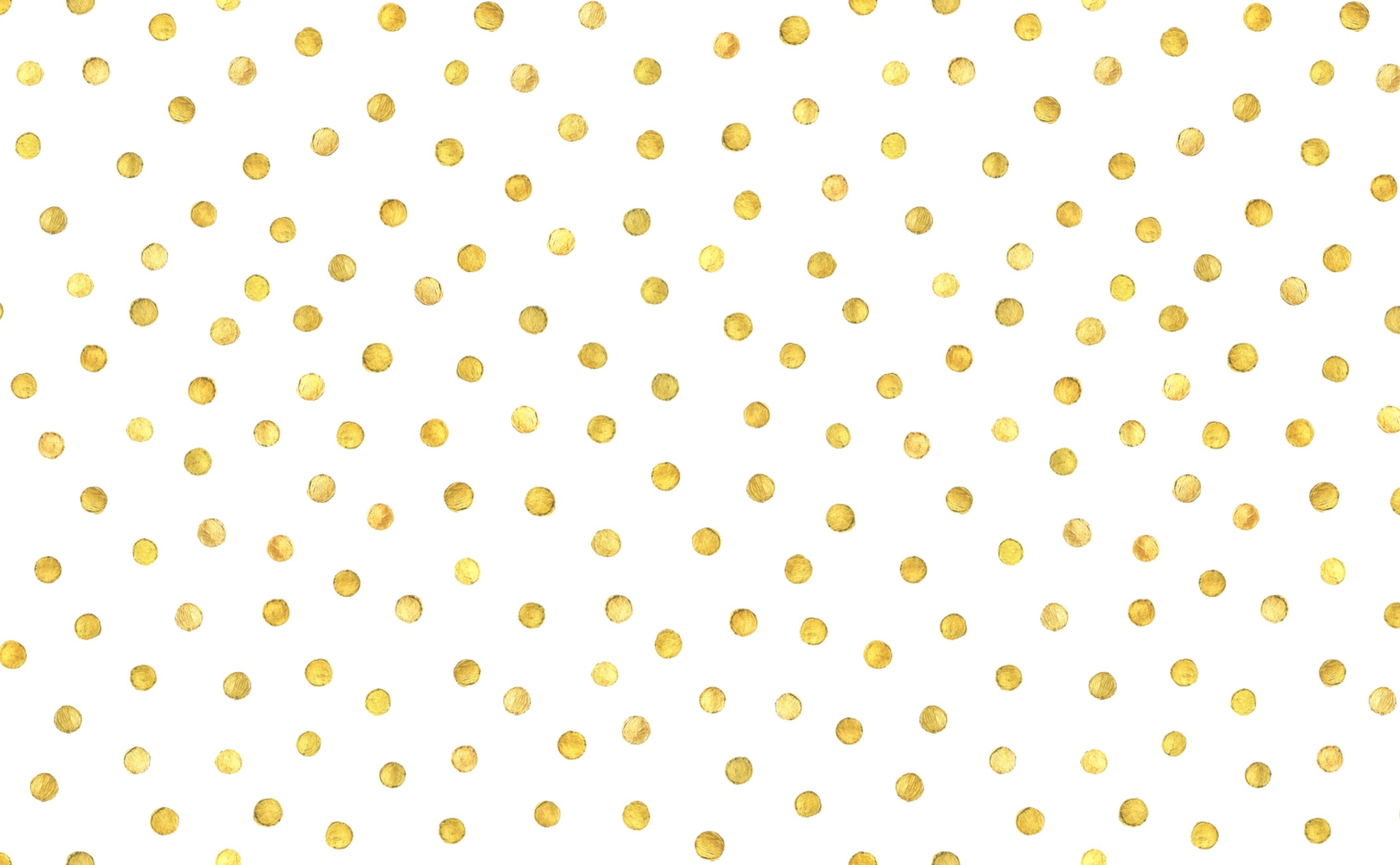 Gold Polka Dot Desktop Wallpapers