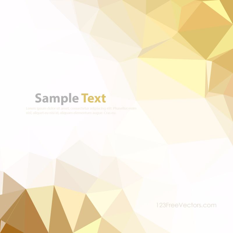 Gold Polygon Background