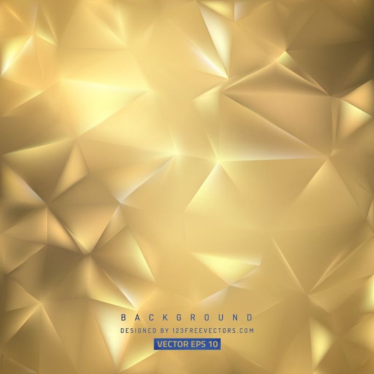 Gold Polygon Background