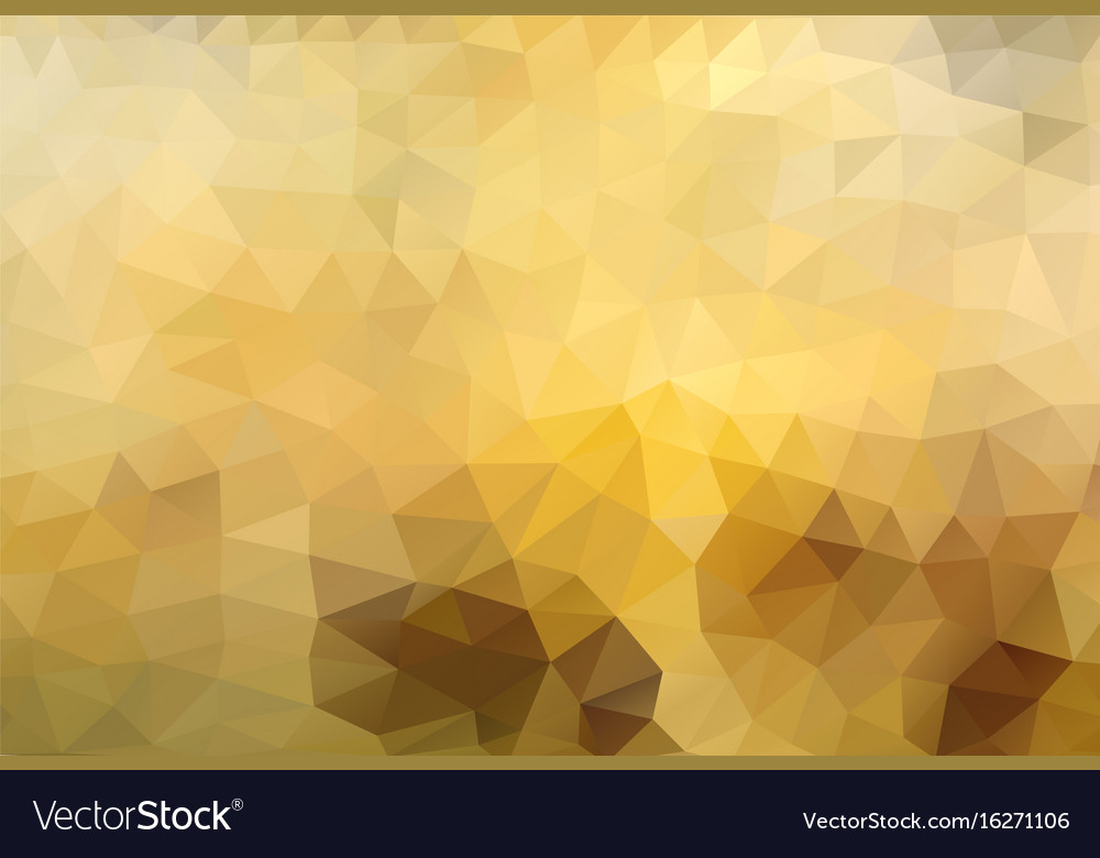 Gold Polygon Background