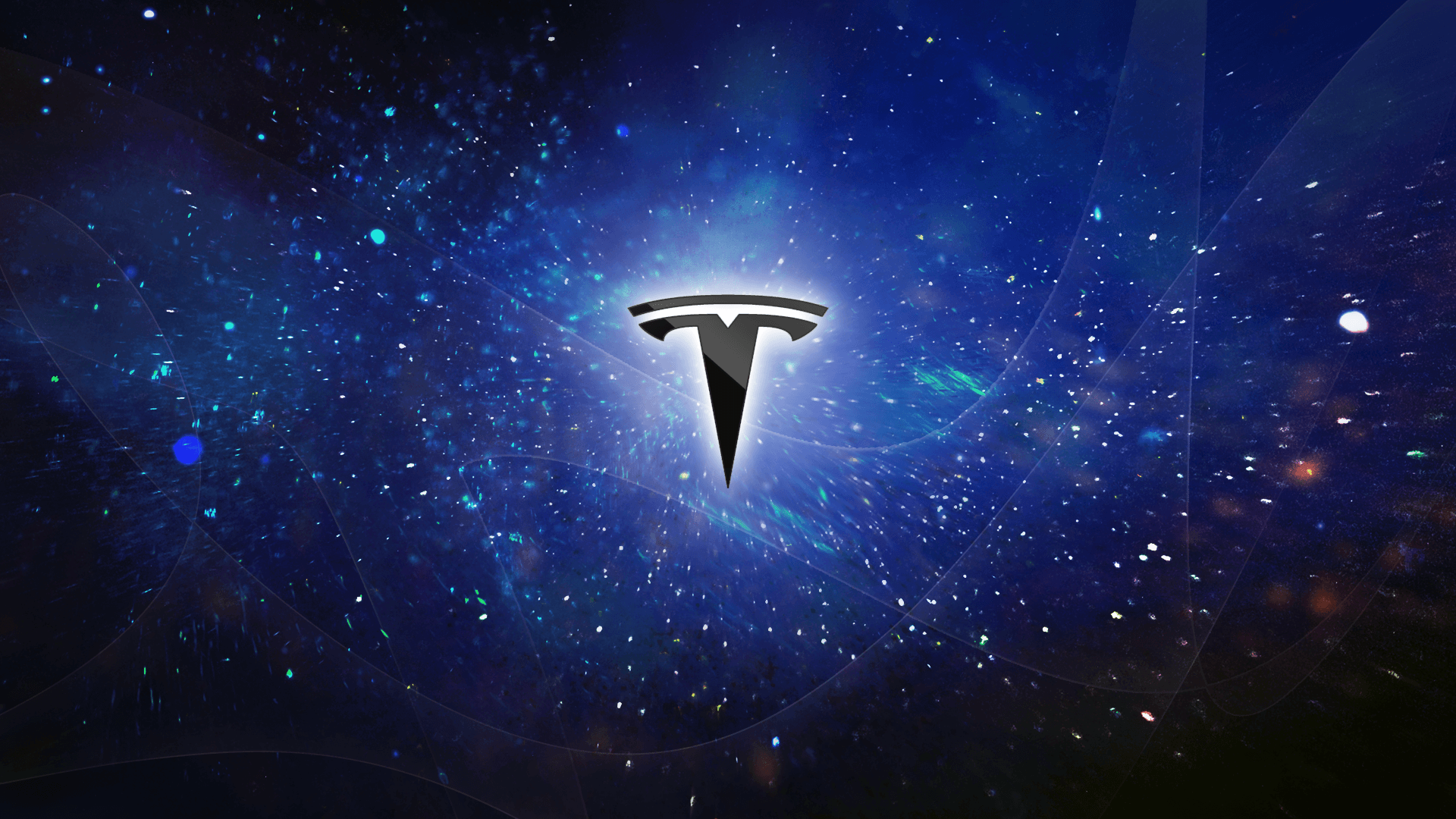 Gold Tesla Logo Wallpapers