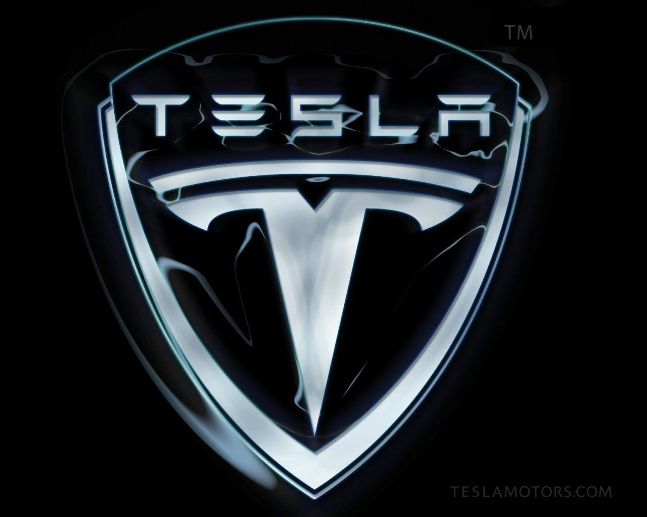 Gold Tesla Logo Wallpapers