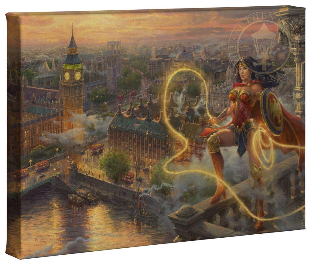 Gold Wonder Woman With Lasso Of Truth Art Wallpapers