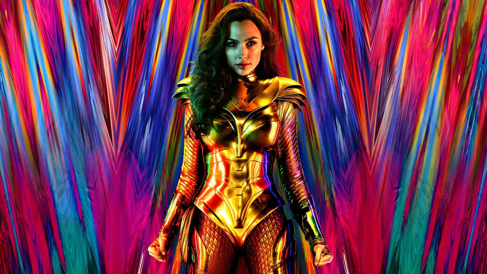 Gold Wonder Woman With Lasso Of Truth Art Wallpapers