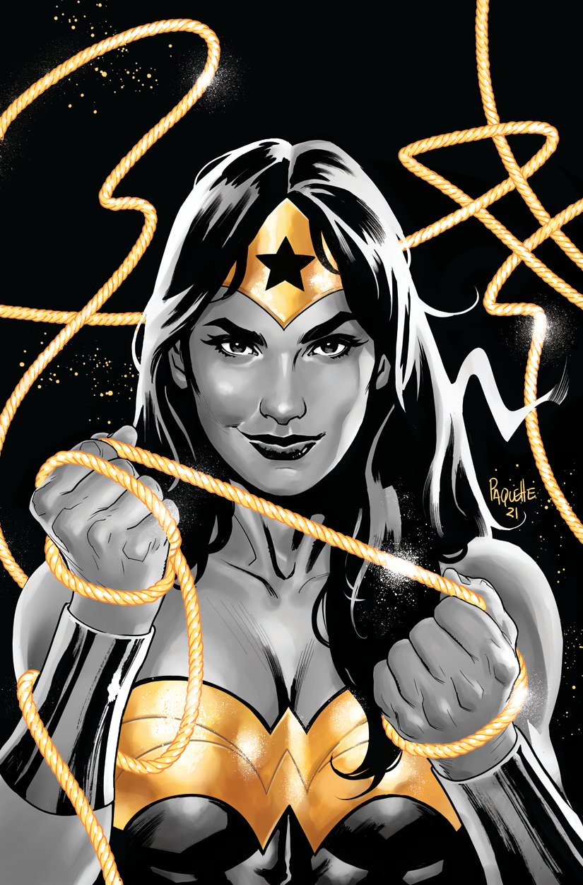 Gold Wonder Woman With Lasso Of Truth Art Wallpapers