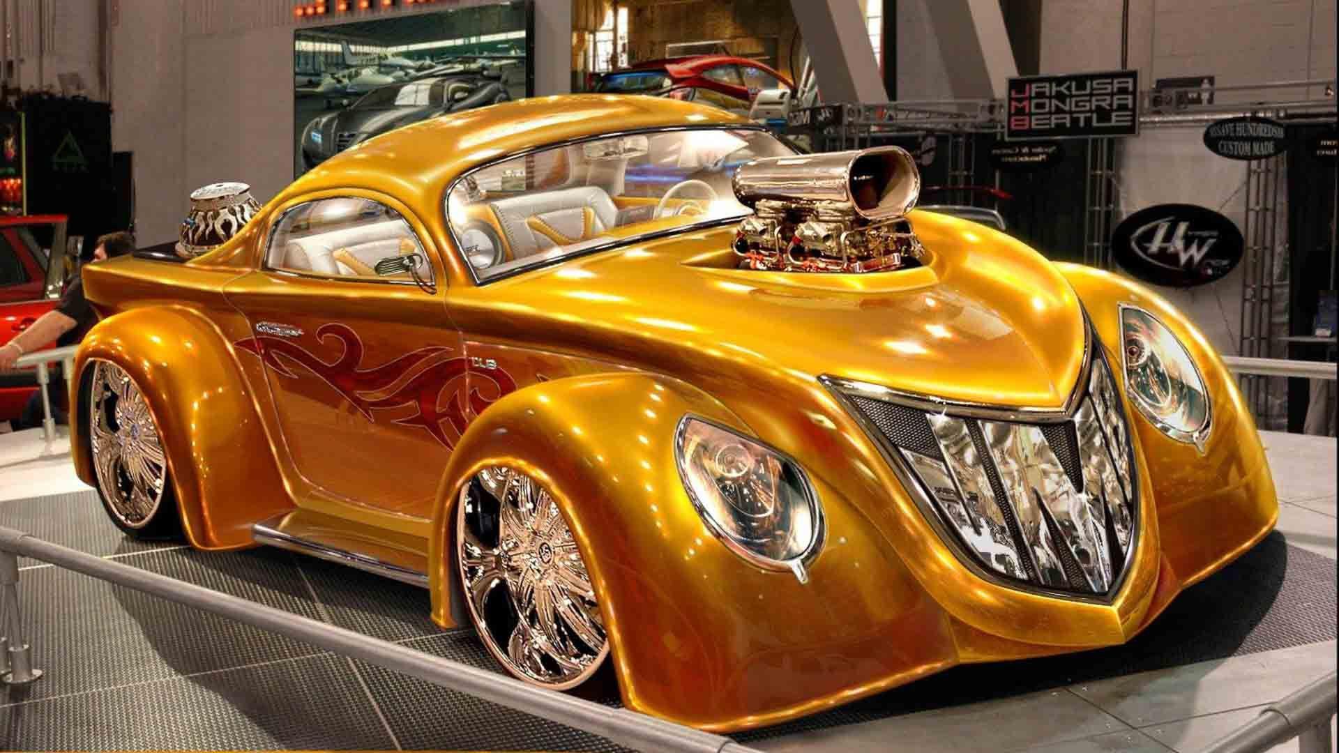 Golden Cars Wallpapers
