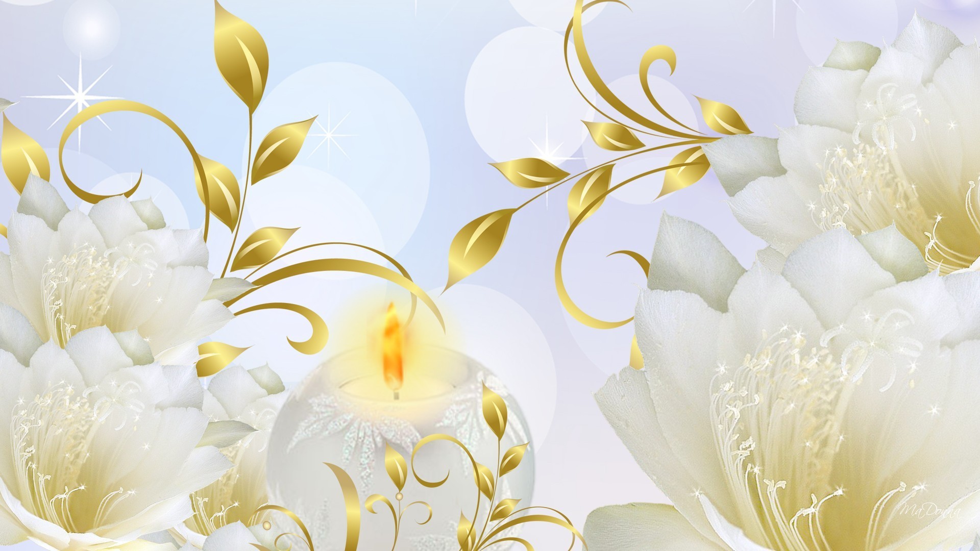 Golden Flower Wallpapers