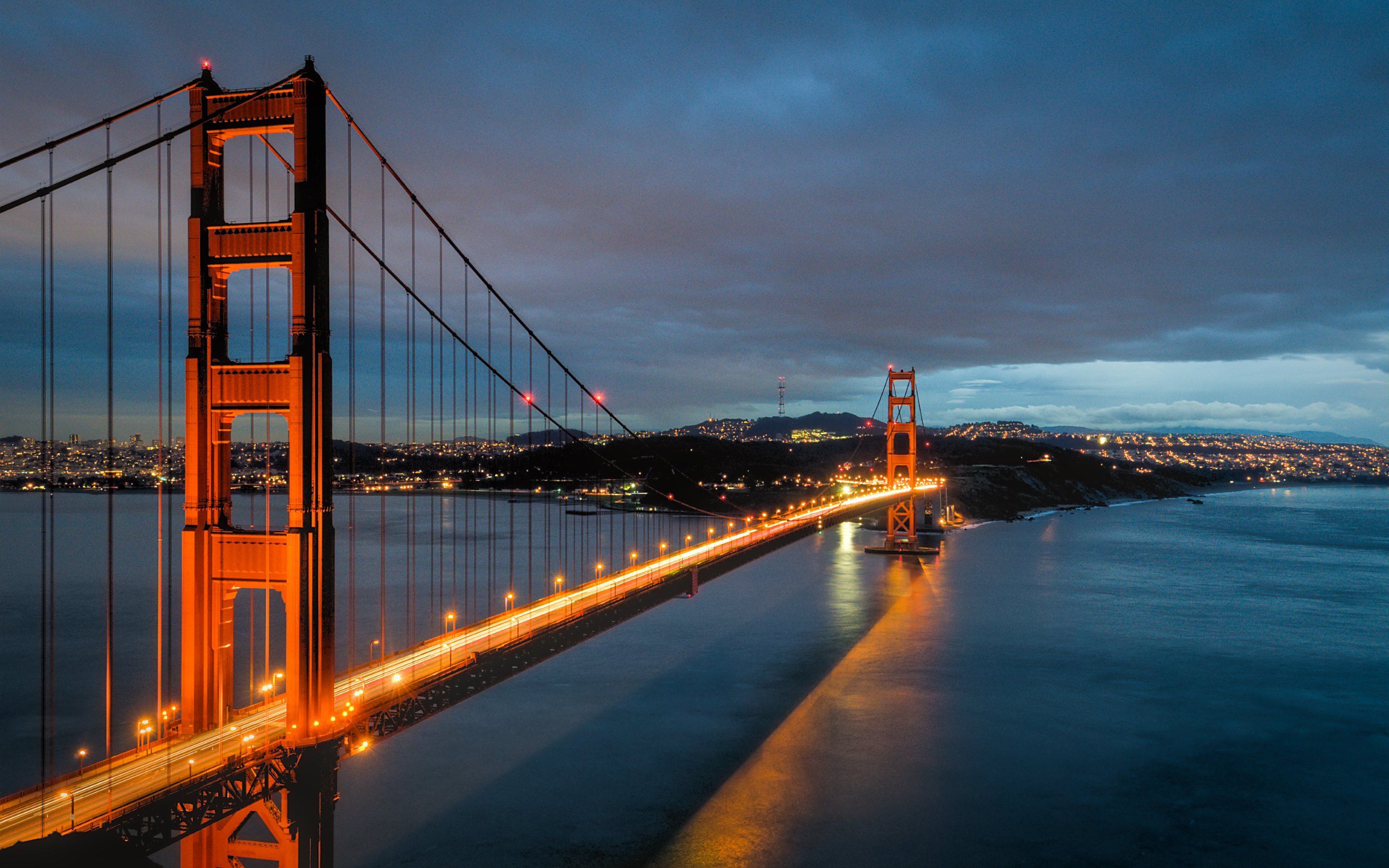 Golden Gate Bridge At Night Wallpapers