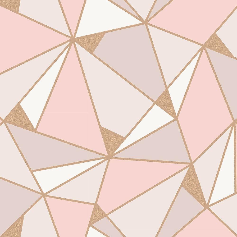 Golden Geometric Shapes Wallpapers