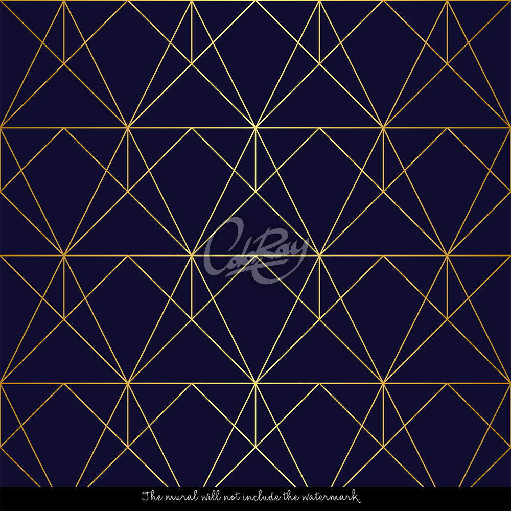 Golden Geometric Shapes Wallpapers