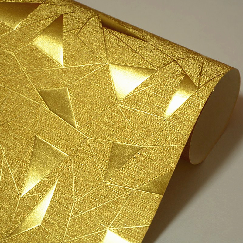 Golden Geometric Shapes Wallpapers