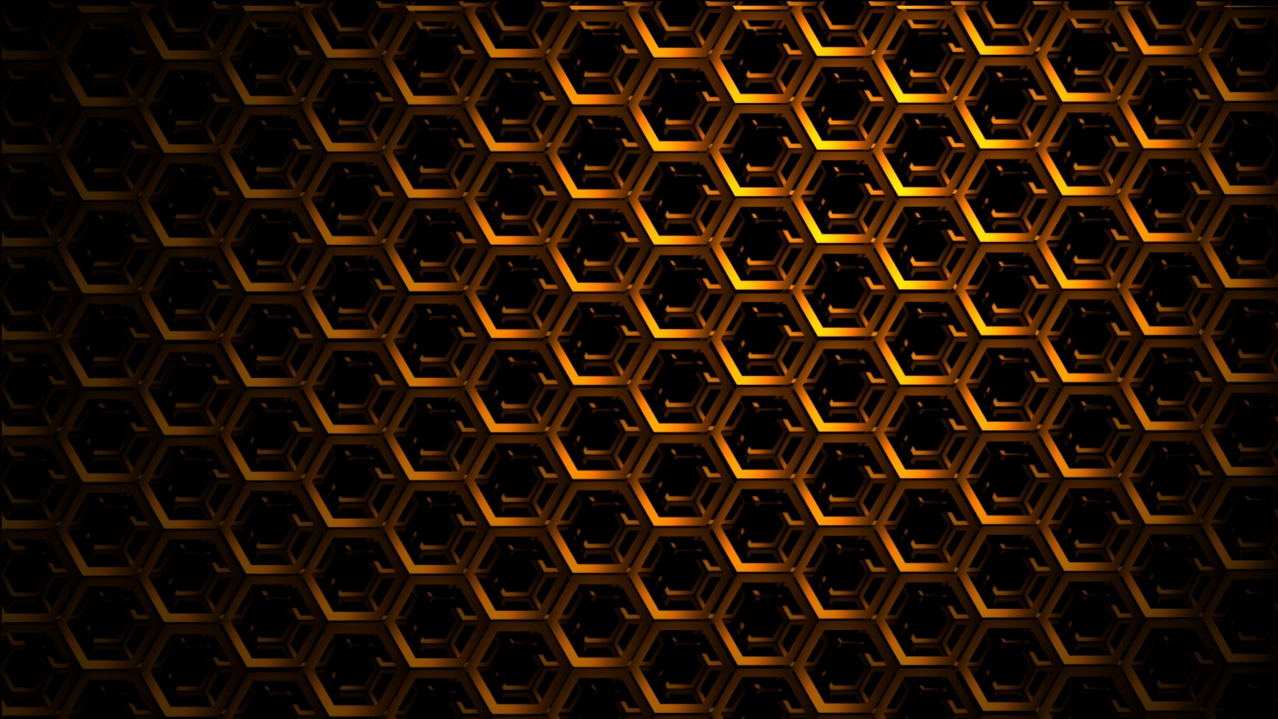 Golden Hexagon Wallpapers