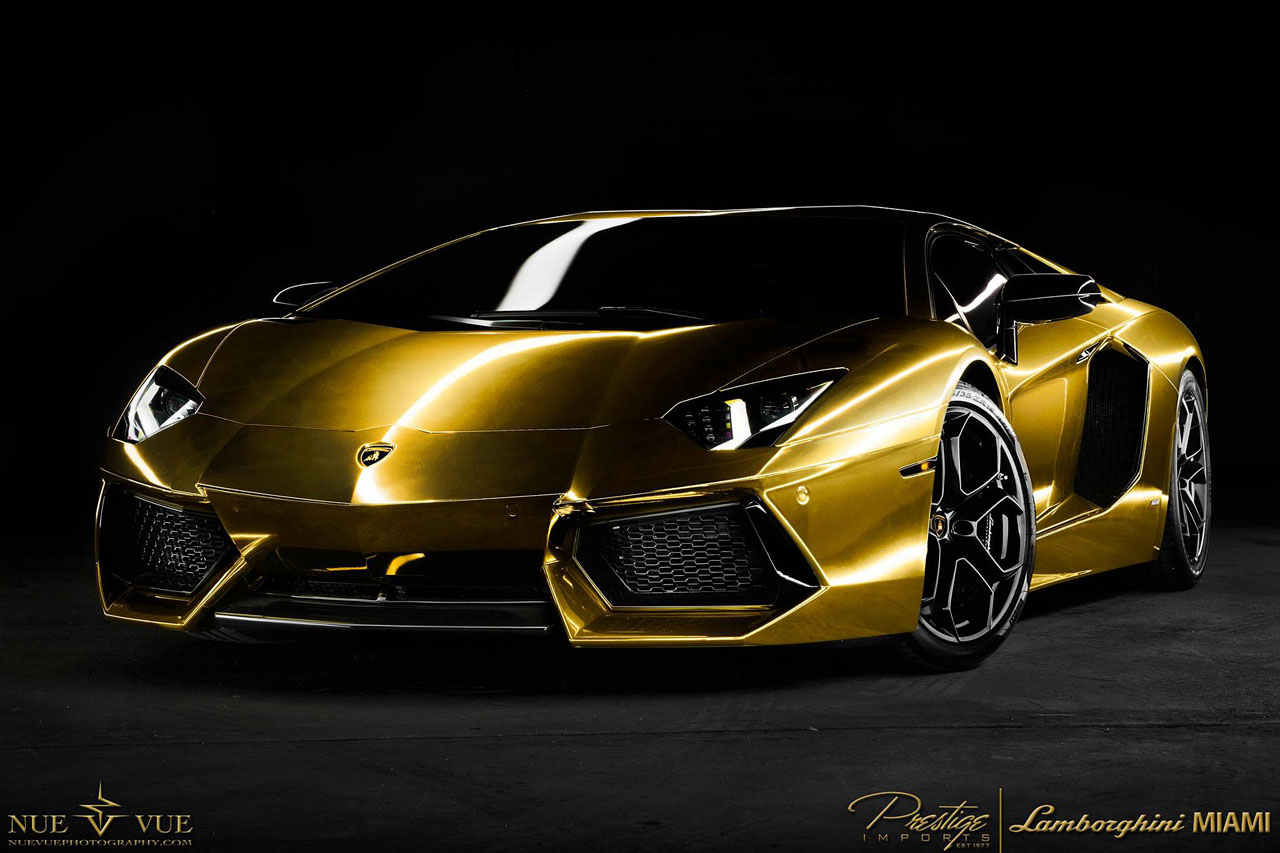 Golden Lamborghini Wallpapers