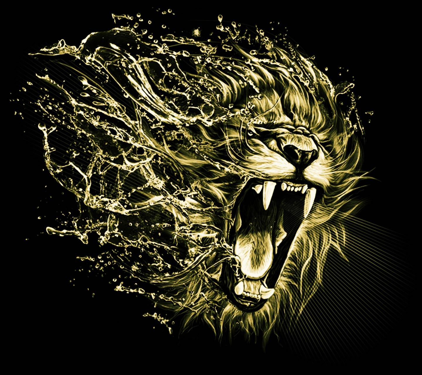 Golden Lion Wallpapers