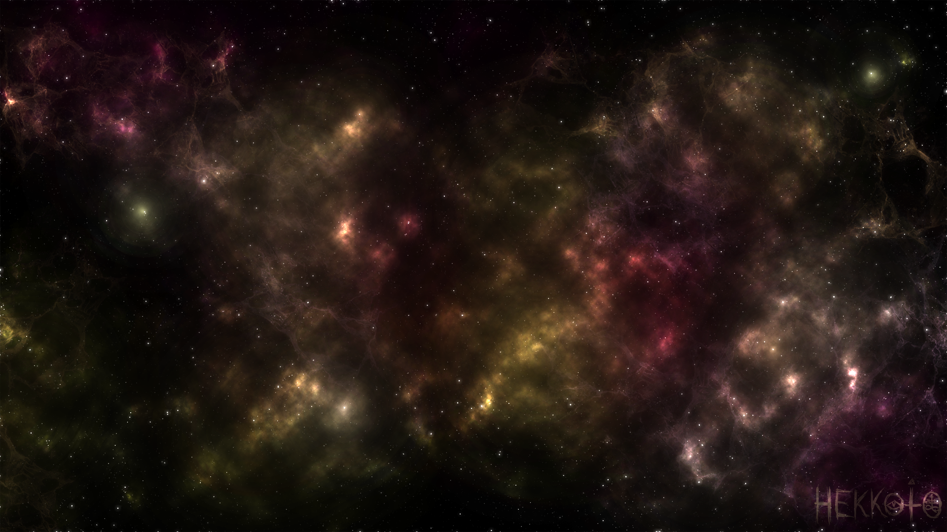 Golden Nebula Wallpapers