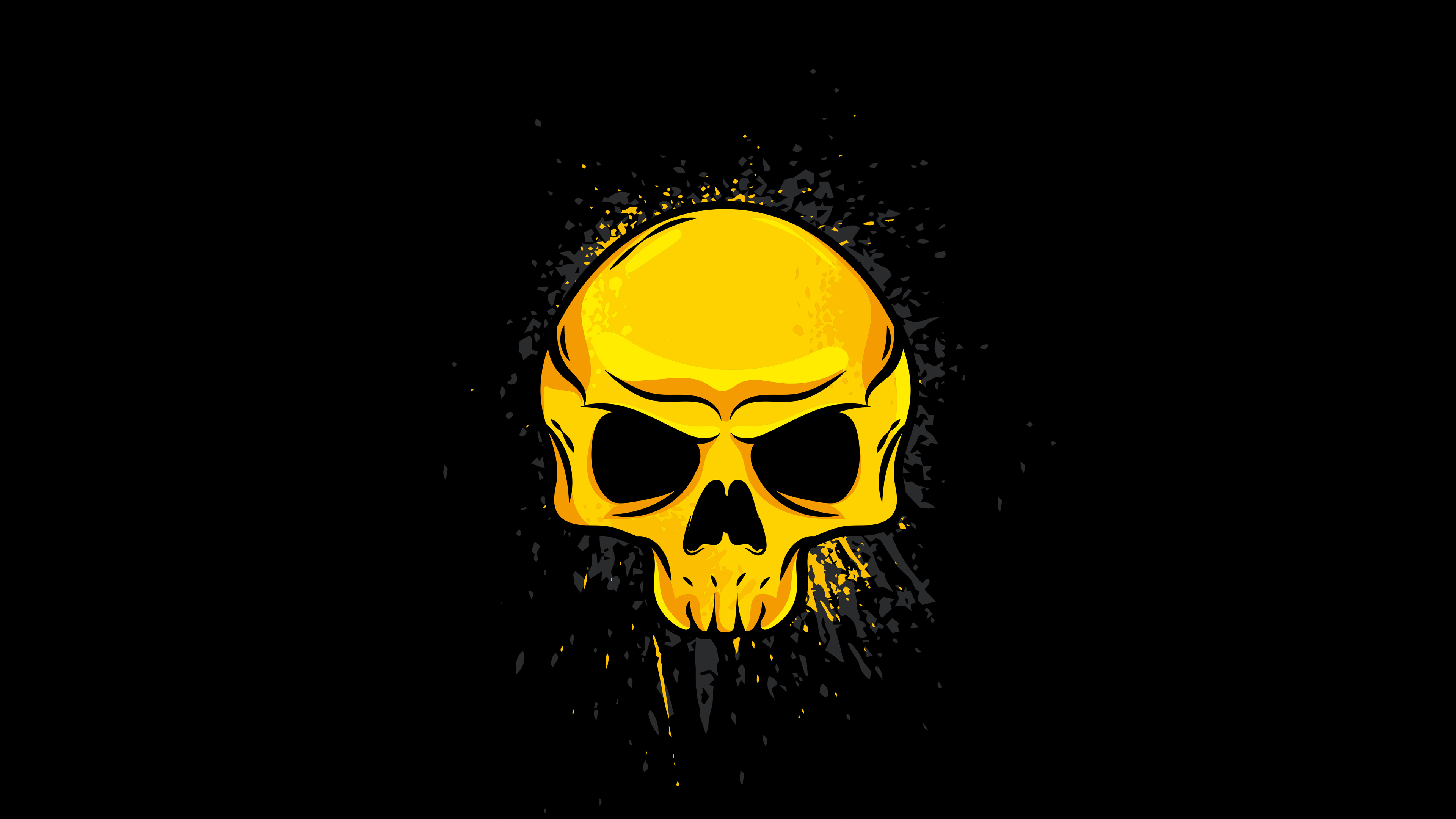 Golden Skull Wallpapers