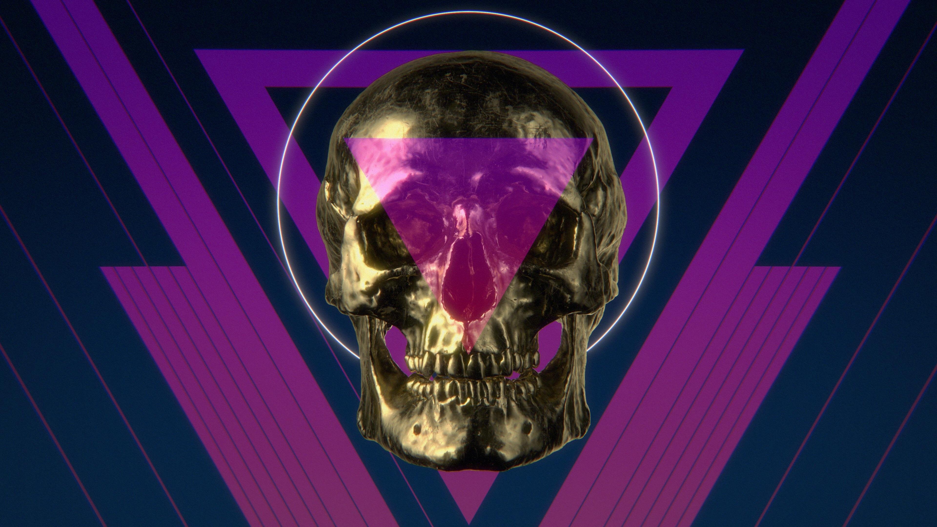 Golden Skull Wallpapers