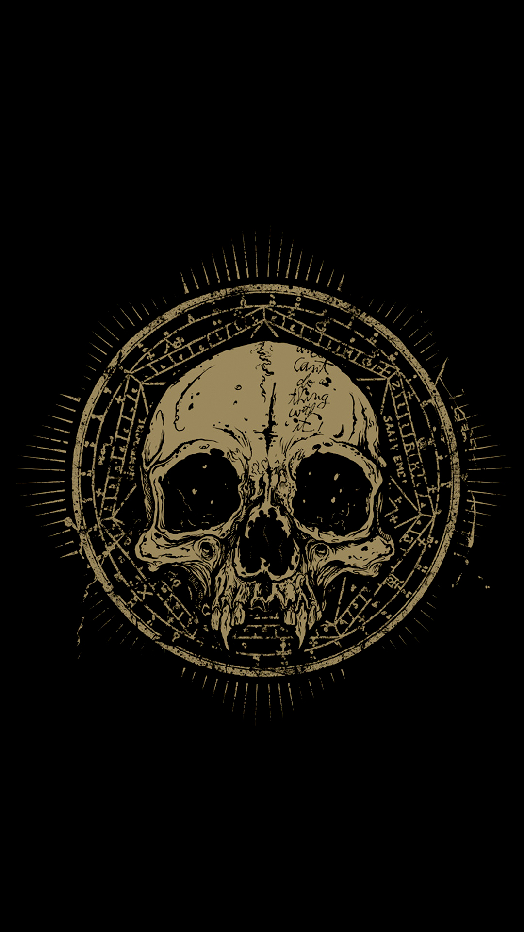 Golden Skull Wallpapers