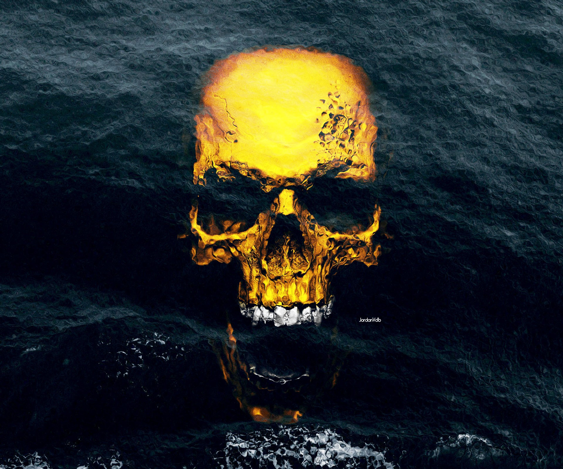 Golden Skull Wallpapers