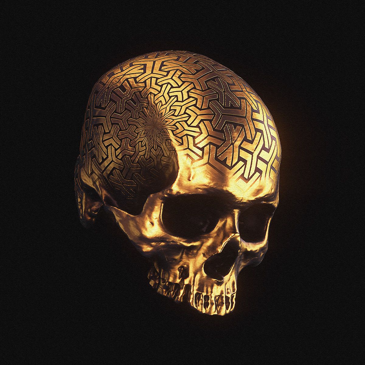 Golden Skull Wallpapers