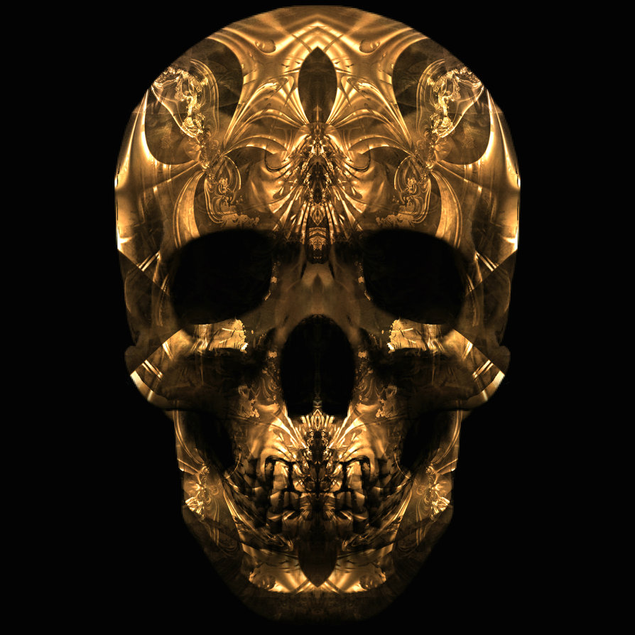 Golden Skull Wallpapers