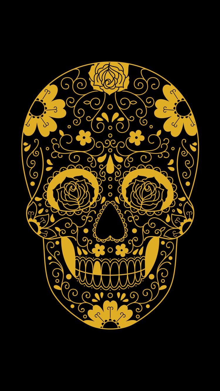 Golden Skull Wallpapers