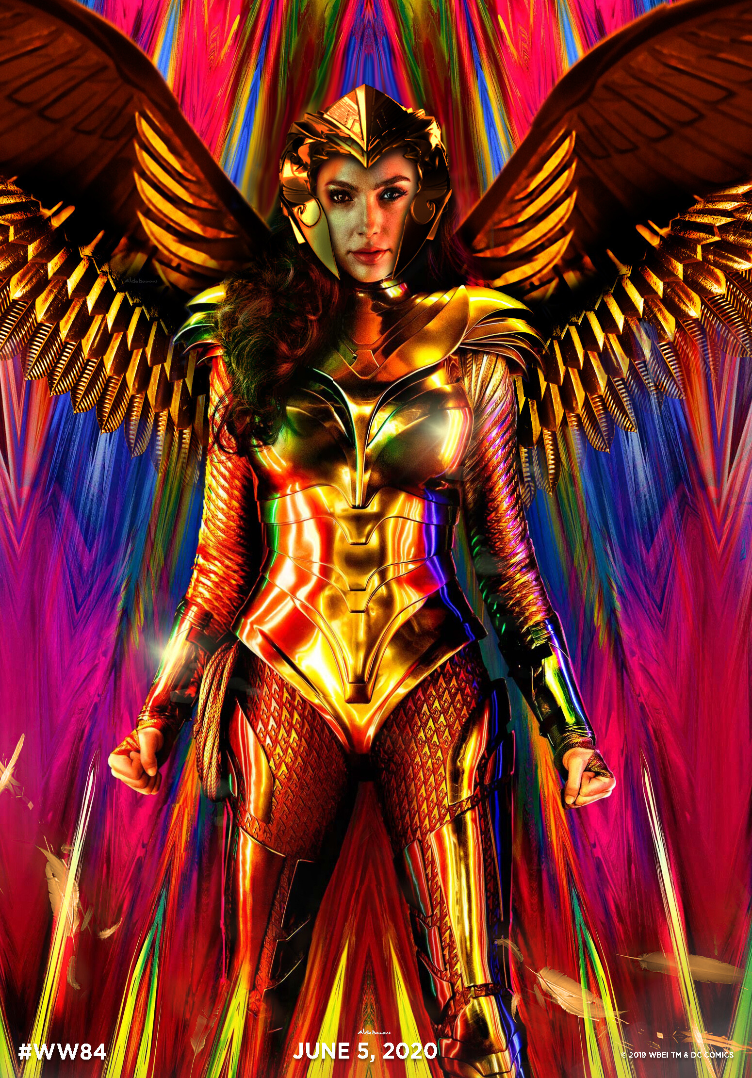 Golden Wonder Woman 1984 Wallpapers