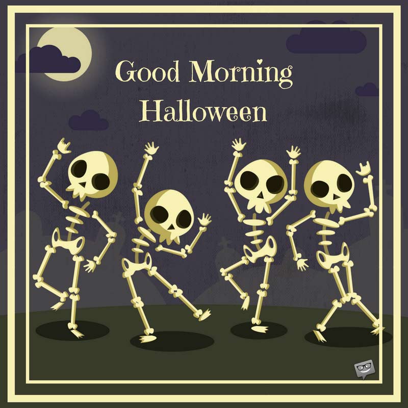 Good Morning Halloween Images Wallpapers