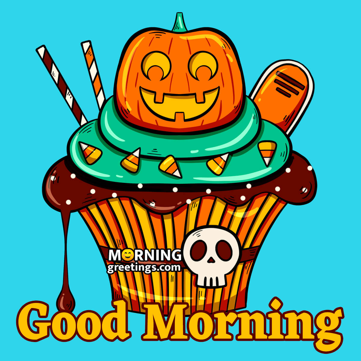 Good Morning Halloween Images Wallpapers