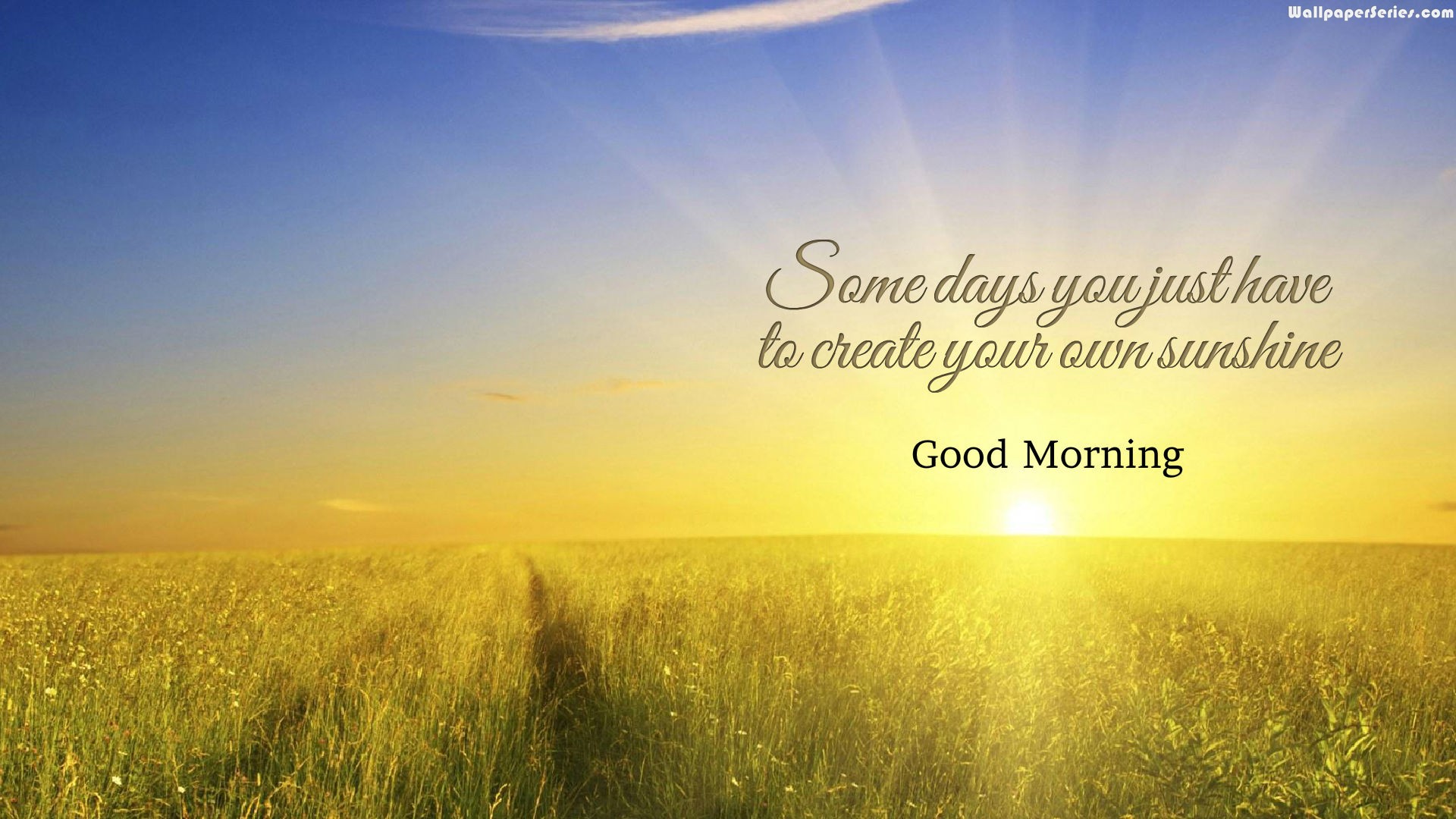 Good Morning Sunshine Pictures Wallpapers