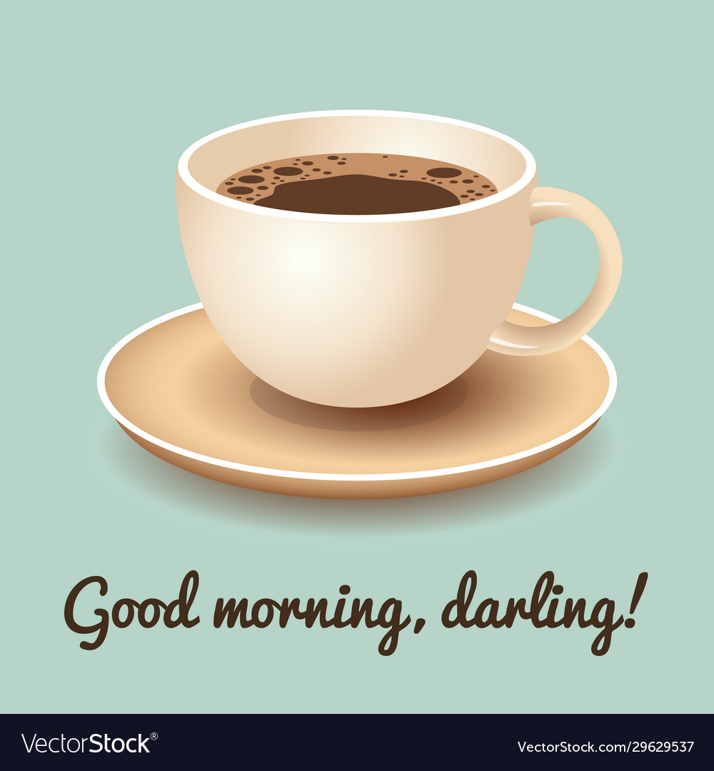 Good Morning Tea Coffee Abstract Illustration Wallpapers