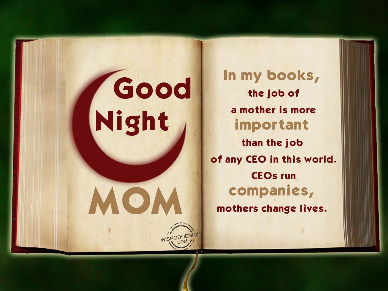 Good Night Mom Images Wallpapers