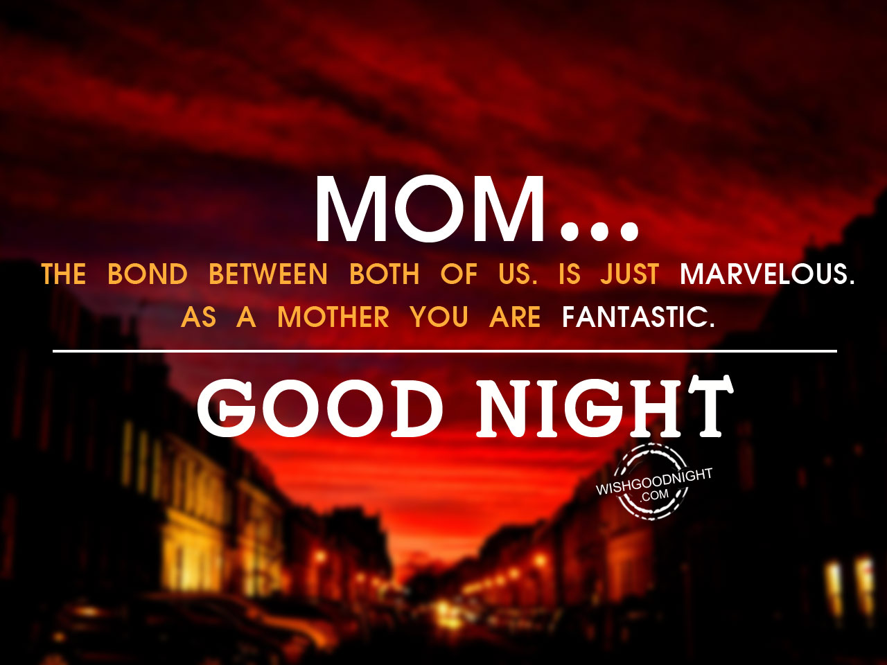 Good Night Mom Images Wallpapers