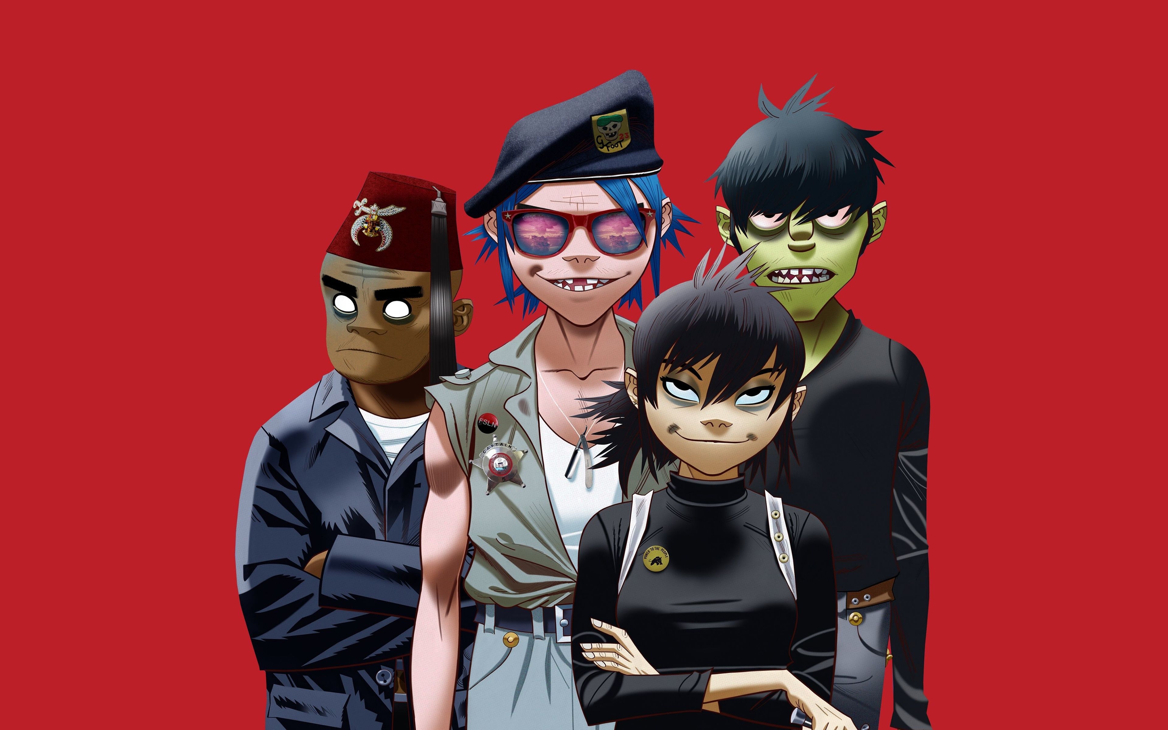 Gorillaz Desktop Background