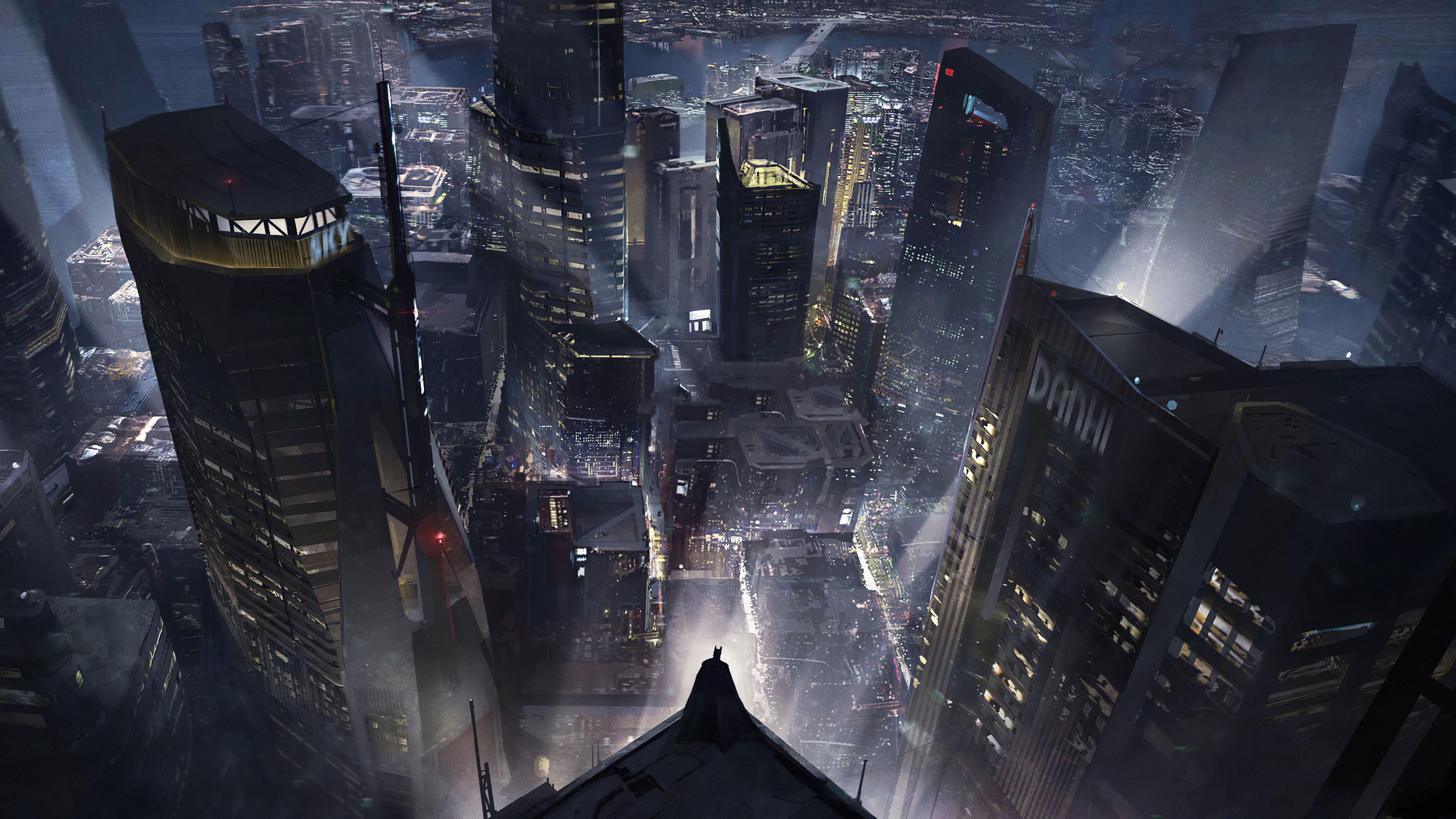 Gotham Towers Artwork Wallpapers